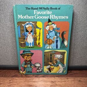 The Rand McNally Book of Favorite Mother Goose Rhymes 1978 VGC